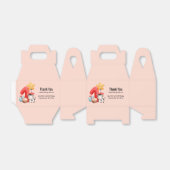 Ballotins Jolie vache 1er anniversaire Merci (Déplié)