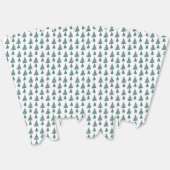 Ballotins Jolies arbres Doodles rose vert (Déplié)