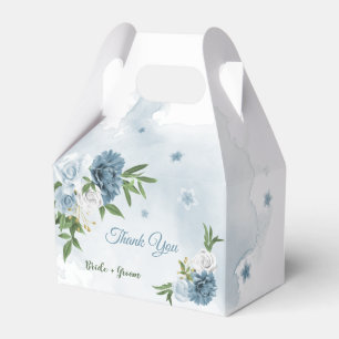 Ballotins jolies fleurs bleues verdure