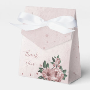 Ballotins jolies fleurs roses mariage botanique