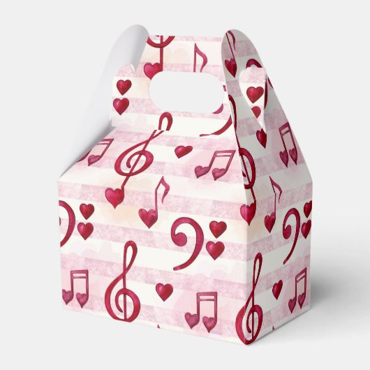 Ballotins jolies notes musicales carrelées motif (Verso)