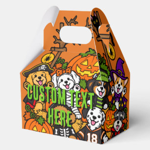 Ballotins Jolis chiens effrayants Halloween Orange personnal