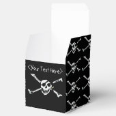 Ballotins Jolly roger Pirate Motif Cube Ballotin (Ouvert)