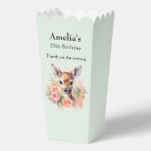 Ballotins Jote Cerf Entouré De Merci Rose D'Anniversaire (Verso)