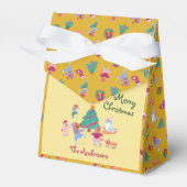 Ballotins Jote Chien Patinage sur glace Garde Jaune Noël (Verso)