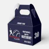 Ballotins Joueur de baseball, équipe, Ballotin d'anniversair (Verso)