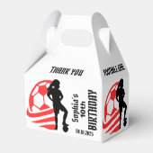 Ballotins Joueuse de football fille, Ballotin de l'équipe de (Arrière)