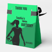 Ballotins Joueuse de football fille, équipe de filles de foo (Arrière)