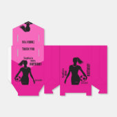 Ballotins Joueuse de football fille, équipe de filles de foo (Déplié)