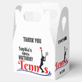 Ballotins Joueuse de tennis, fille d'anniversaire Ballotin (Ouvert)