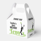 Ballotins Joueuse de tennis, fille d'anniversaire Ballotin (Arrière)
