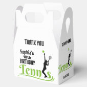 Ballotins Joueuse de tennis, fille d'anniversaire Ballotin (Ouvert)