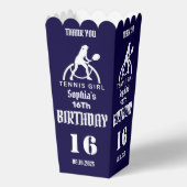 Ballotins Joueuse de tennis, fille d'anniversaire Ballotin (Verso)