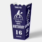 Ballotins Joueuse de tennis, fille d'anniversaire Ballotin (Recto)