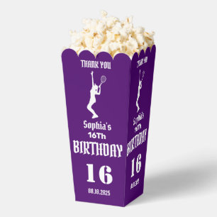 Ballotins Joueuse de tennis, fille d'anniversaire Ballotin