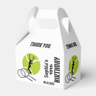 Ballotins Joueuse de tennis, fille d'anniversaire Ballotin