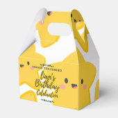 Ballotins Joueuse Jaune étoile fête d'anniversaire (Arrière)