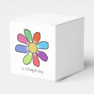 Ballotins JOUR COLORÉ Fleur graphique