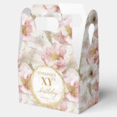 Ballotins Jour d'anniversaire gracieusement rose boho or ros (Ouvert)