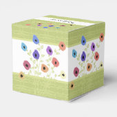 Ballotins Jour de mariage Invité Fleurs Personnalisé (Arrière)