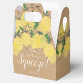 Ballotins Journée de mariage Rustic Main Squeeze Lemons  (Ouvert)