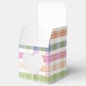 Ballotins Jovely Plaid Heart Ballotin invité (Ouvert)