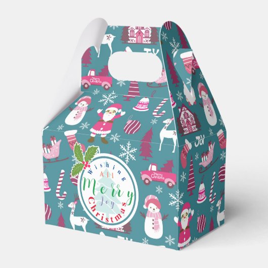 Ballotins Joy Christmas Turquoise (Verso)
