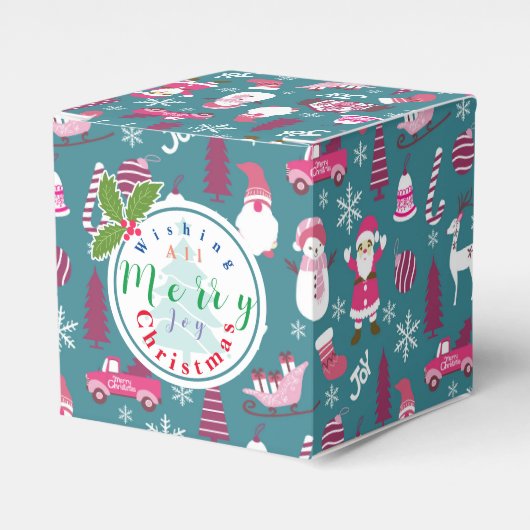 Ballotins Joy Christmas Turquoise (Verso)