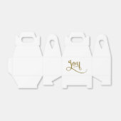 Ballotins Joy Script Gold Parties scintillant (Déplié)