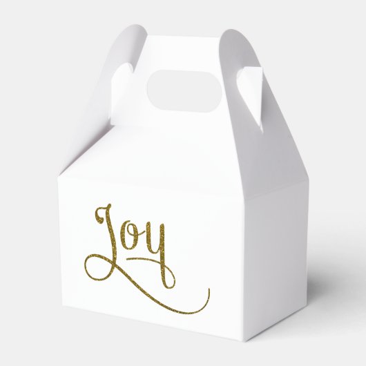 Ballotins Joy Script Gold Parties scintillant (Verso)