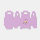 Ballotins Joyeuse crème glacée jaune d'anniversaire sur viol (Déplié)