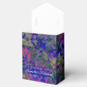 Ballotins Joyeuse retraite Purple Blue Garden Main peinte (Ouvert)