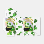 Ballotins « Joyeuse Saint-Patrick Oliver. » Boîte de faveur (Déplié)
