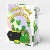 Ballotins « Joyeuse Saint-Patrick Oliver. » Boîte de faveur (Arrière)