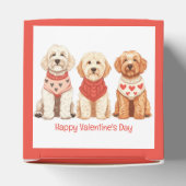 Ballotins Joyeuse Saint-Valentin Goldendoodle Chiens (Haut)
