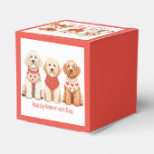 Ballotins Joyeuse Saint-Valentin Goldendoodle Chiens (Arrière)
