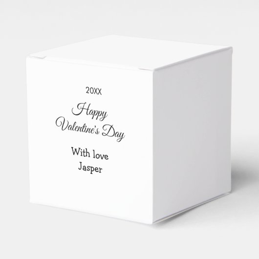 Ballotins Joyeuse Saint-Valentin nom amour simple année styl (Verso)