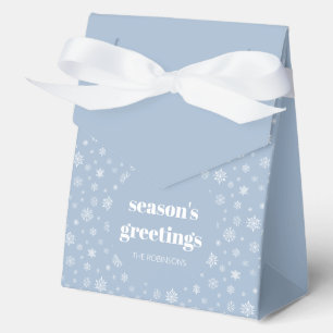 Ballotins Joyeuses Fêtes moderne Blue Snowflake Motif