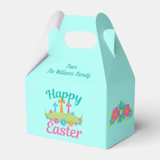 Ballotins Joyeuses Fleurs de Pâques Traversent Plutôt Religi (Verso)