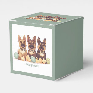Ballotins Joyeuses Pâques Chiens Berger Allemand