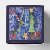 Ballotins Joyeuses vacances Classique Noël Icônes Aquarelle (Haut)