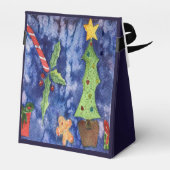 Ballotins Joyeuses vacances Classique Noël Icônes Aquarelle (Arrière)