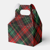 Ballotins Joyeuses vacances Rouge et vert Tartan Plaid (Arrière)