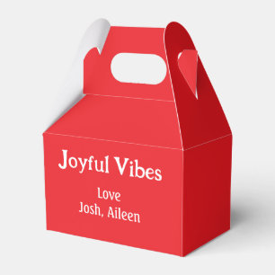 Ballotins Joyeuses Vibes rouge Noël vacances amour famille s