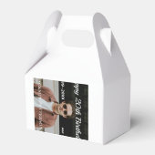 Ballotins Joyeux 20e anniversaire simple photo ajouter nom d (Arrière)