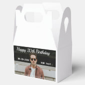 Ballotins Joyeux 20e anniversaire simple photo ajouter nom d (Ouvert)