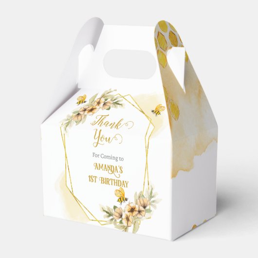 Ballotins Joyeux Abeille de l'Abeille Cadeau de fête d'anniv (Verso)