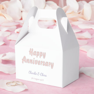 Ballotins Joyeux anniversaire ajouter nom rose gris pastel g