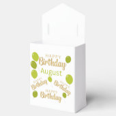 Ballotins Joyeux anniversaire Août Anniversaire Ballotin (Ouvert)