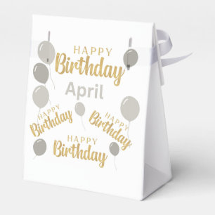 Ballotins Joyeux anniversaire Avril anniversaires Ballotin